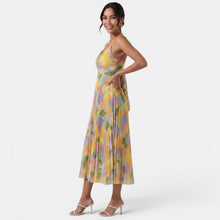 Women's Yellow Summer Midi Dress
