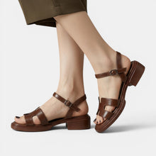 Women's Low-Heel Ankle-Strap Sandals