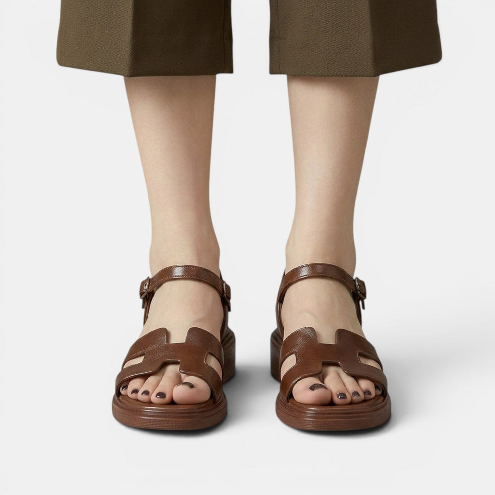Women's Low-Heel Ankle-Strap Sandals