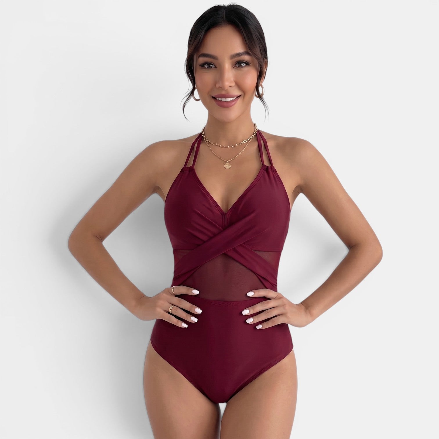 Women's Elegant Tummy Control Swimsuit