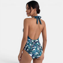 Women's Halter Neck Tummy Control Swimsuit