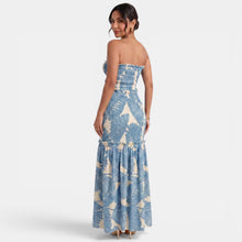 Floral Halter Maxi Dress