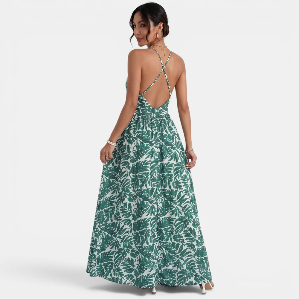 Long Green Summer Dress