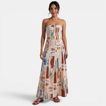 Multicolour Lace Long Summer Dress