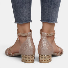Women's Elegant Low Block-Heel Sandals