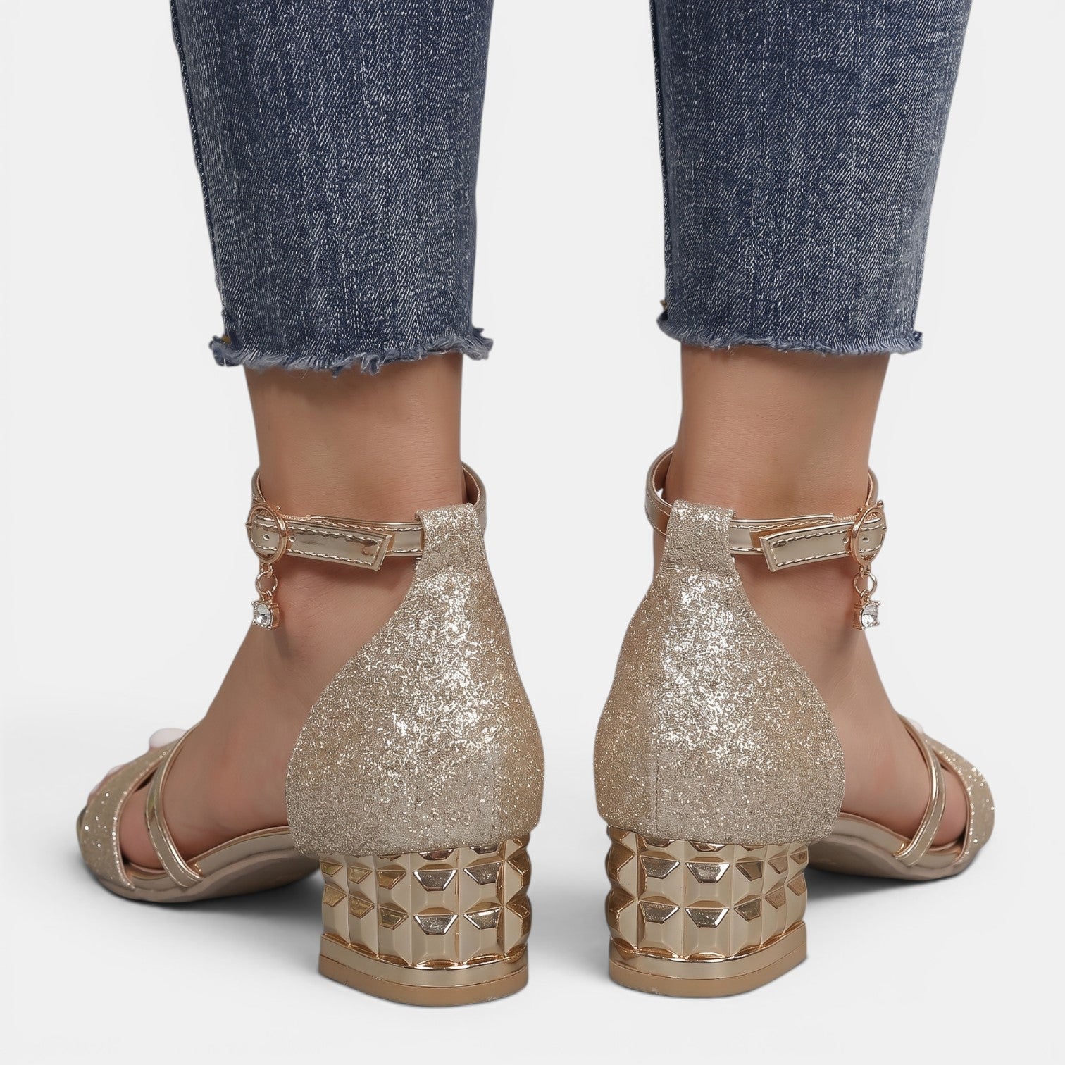 Women's Elegant Low Block-Heel Sandals