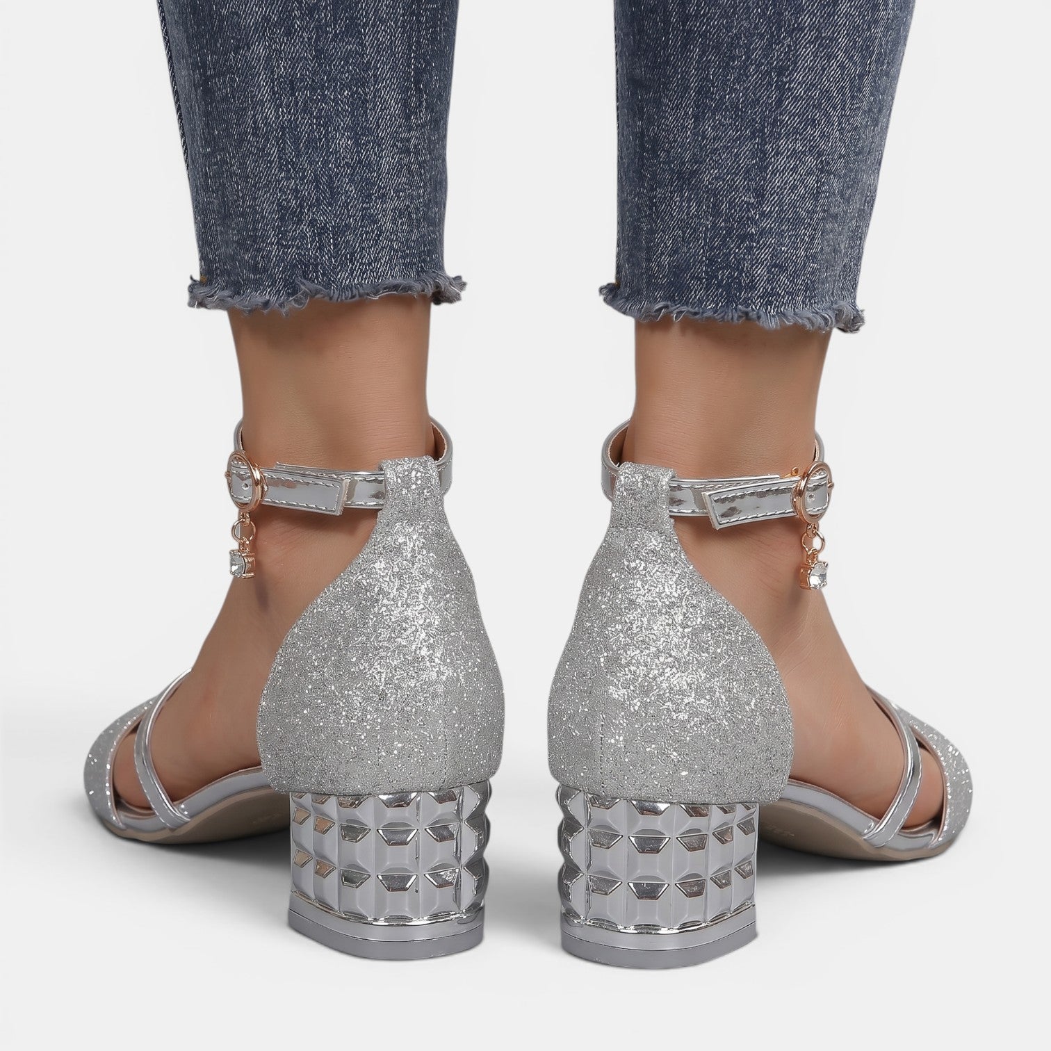 Women's Elegant Low Block-Heel Sandals
