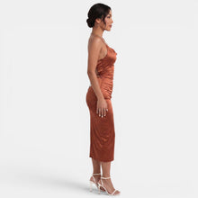 Women's Satin Midi Dress