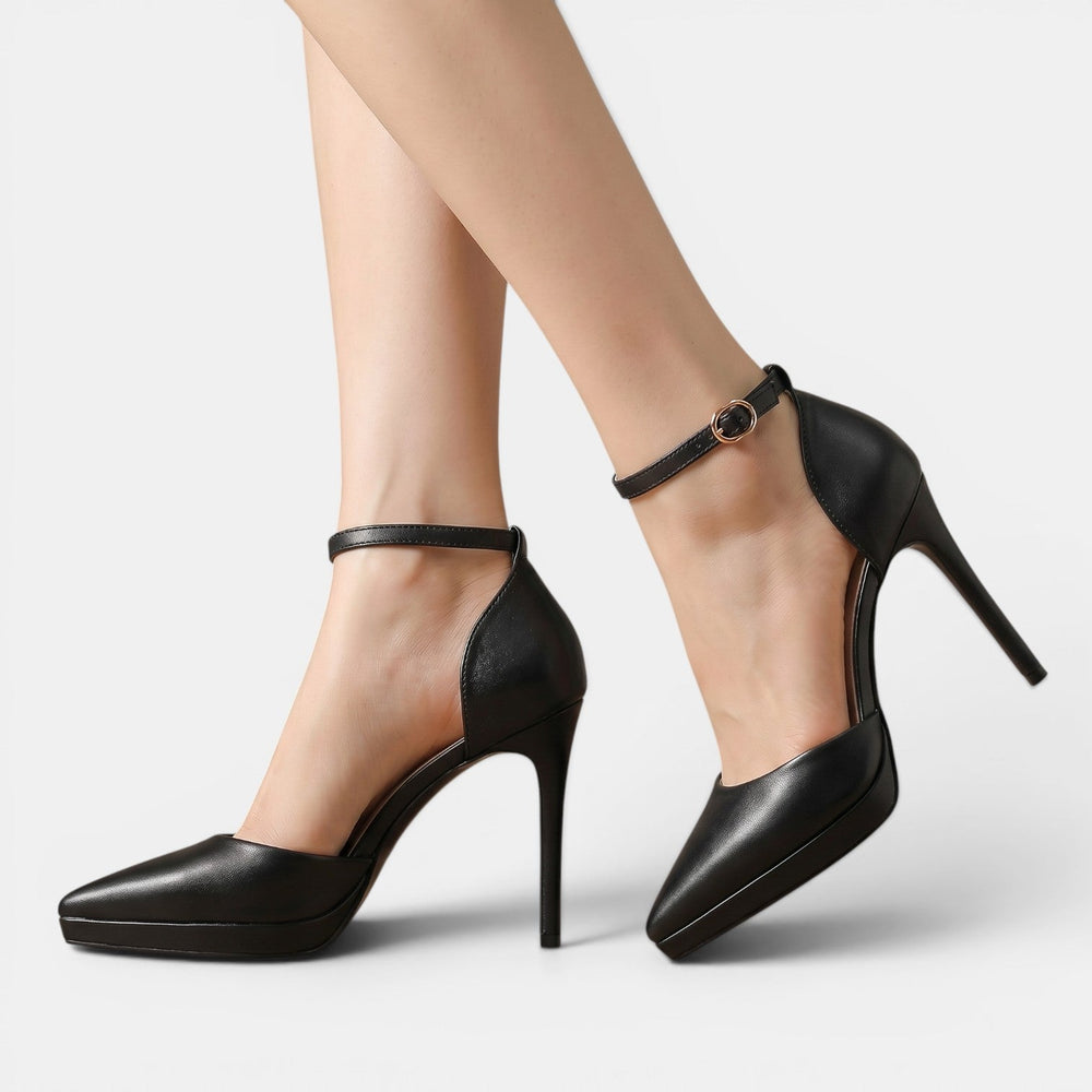 Women's Leather Stiletto Heels