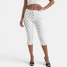 Women's Polka Dot Capri Pants
