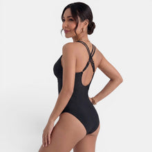 Women's Yellow Tummy Control Swimsuit