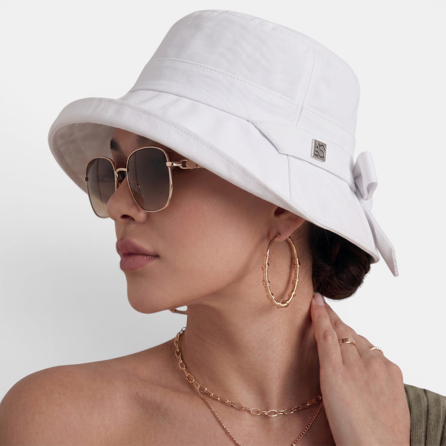 Women's Foldable Cotton Bucket Hat