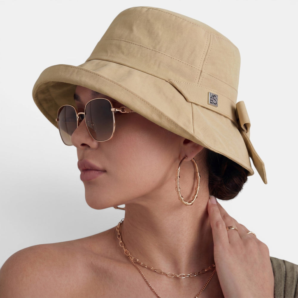 Women's Foldable Cotton Bucket Hat