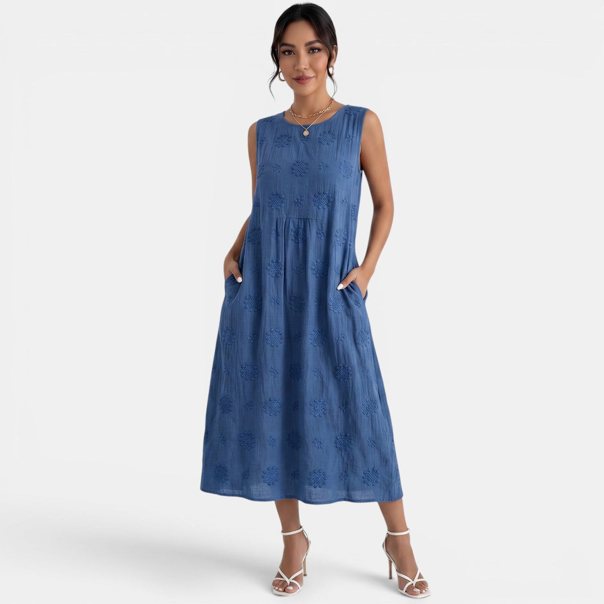 Women's Printed Midi Dress