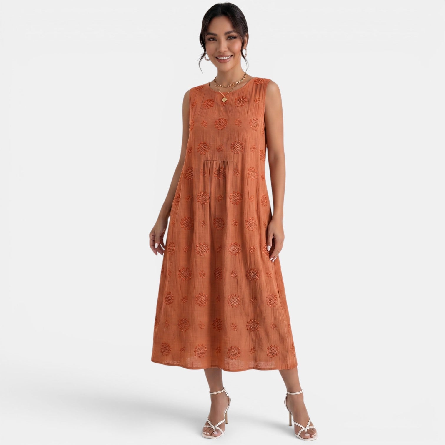 Women's Printed Midi Dress