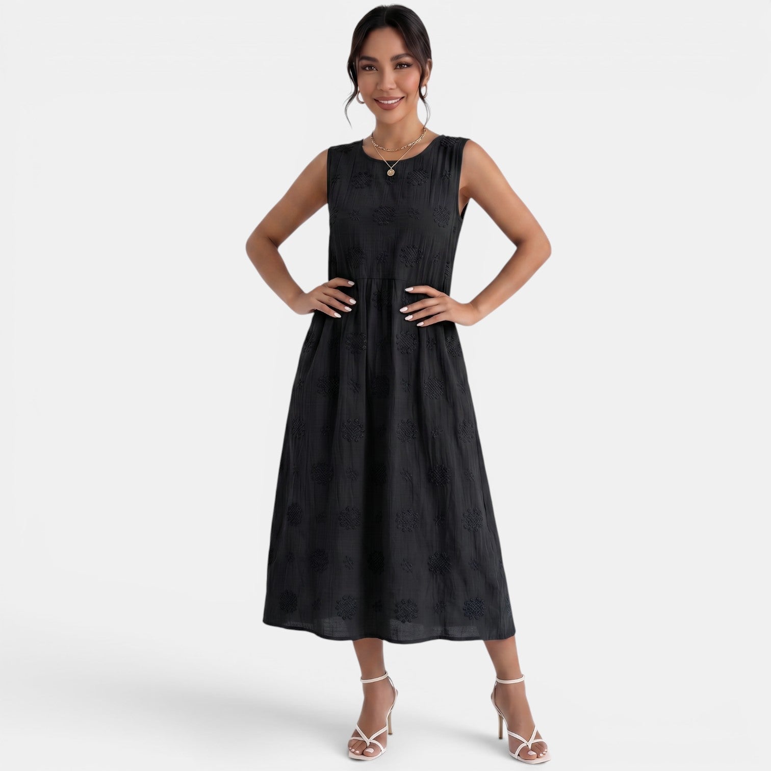 Women's Printed Midi Dress