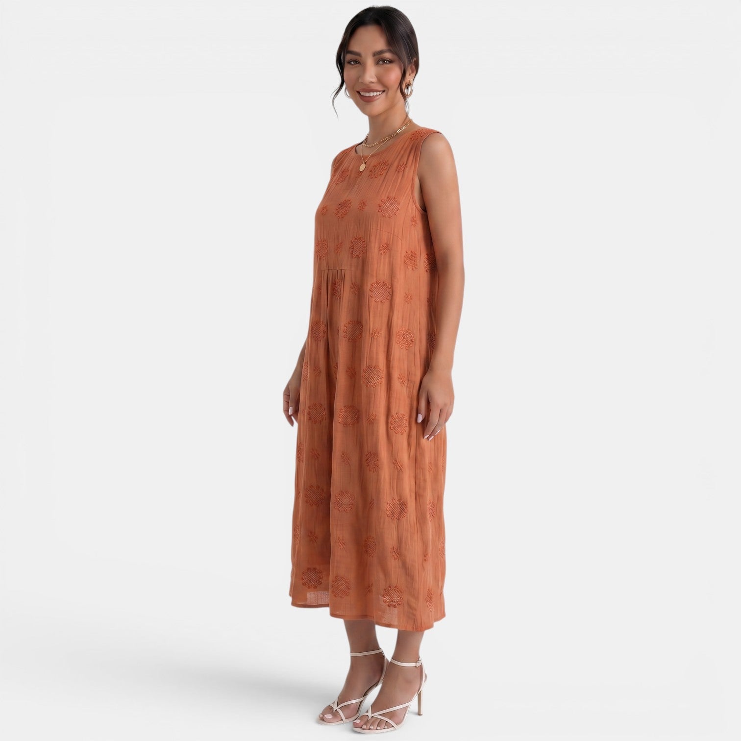 Women's Printed Midi Dress
