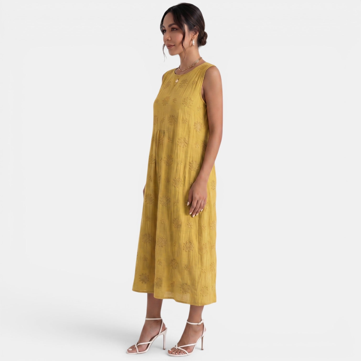 Women's Printed Midi Dress
