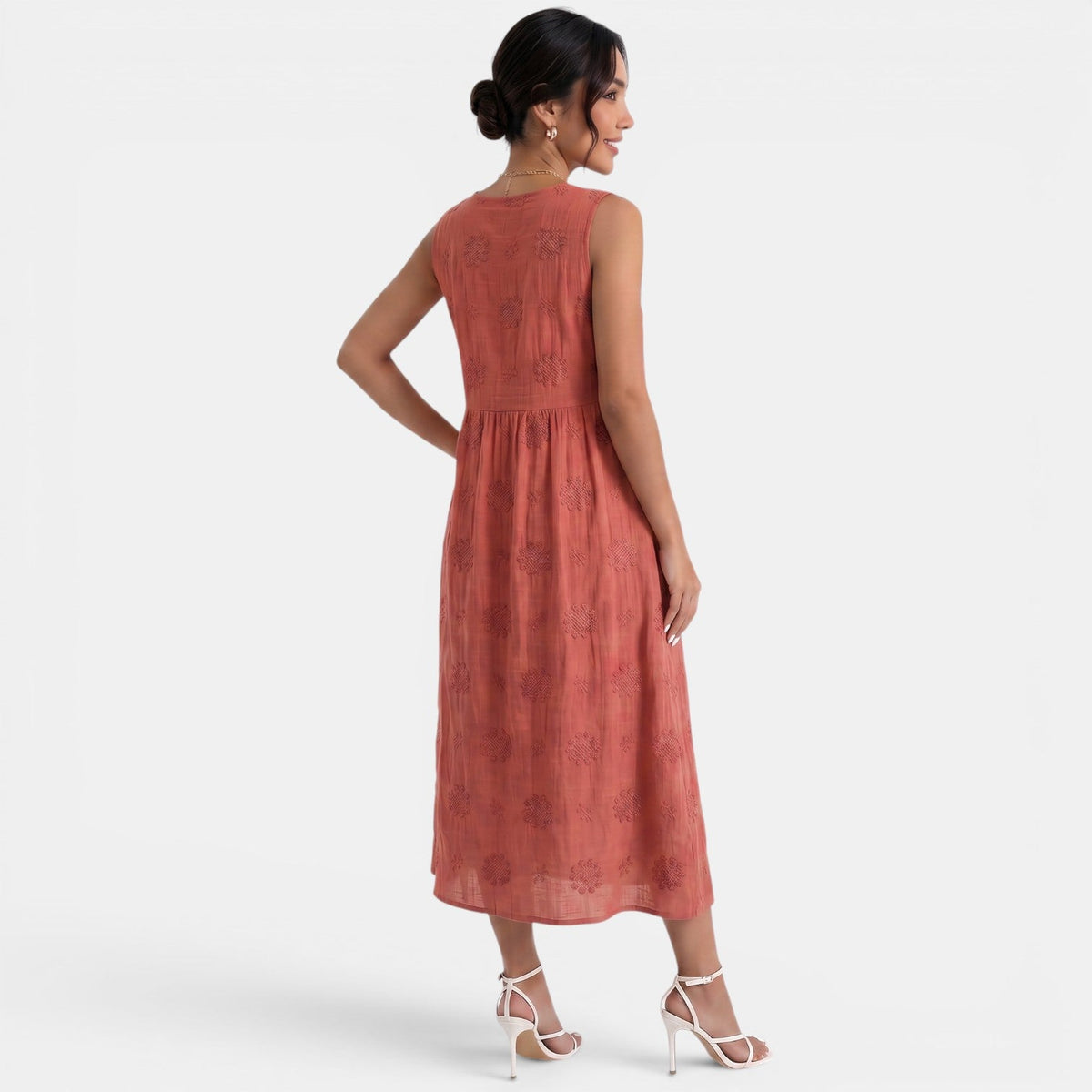 Women's Printed Midi Dress