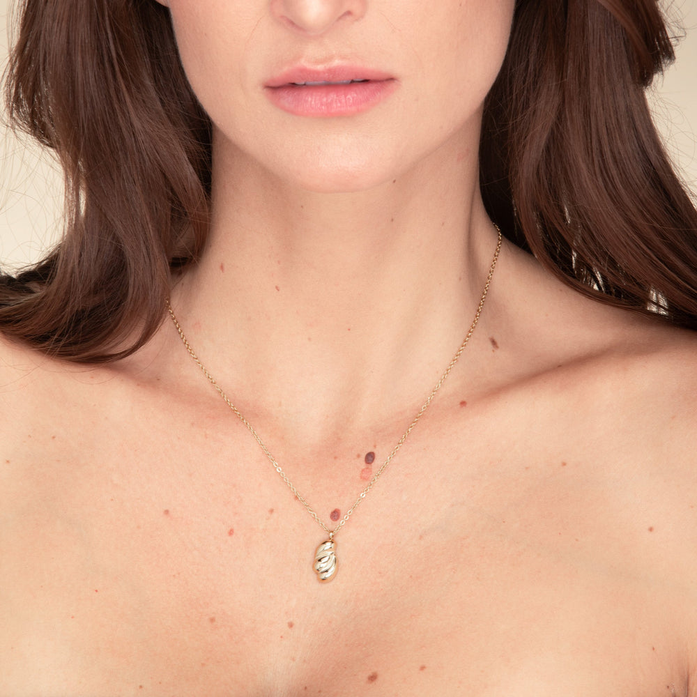 Croissant Dome Necklace