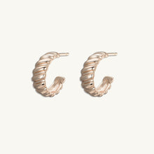 Croissant Huggie Stud Earrings