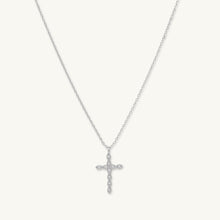 Cross Diamanté Chain Necklace