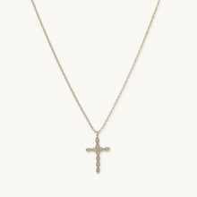 Cross Diamanté Chain Necklace