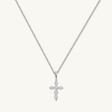 Cross Pendant Moissanite Necklace