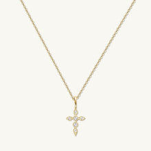 Cross Pendant Moissanite Necklace