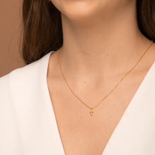 Cross Sapphire Chain Necklace