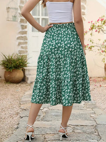 Floral Skirt Women Zia – Flared A-Line Cut with Pockets, Lightweight for Spring & Summer