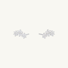 Daisy Cluster Sapphire Earrings