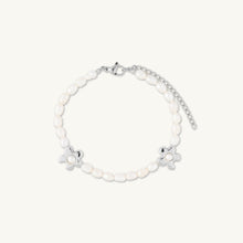 Daisy Flower Freshwater Pearl Bracelet