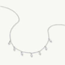 Dangling Kite Sapphire Necklace