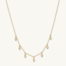 Dangling Kite Sapphire Necklace