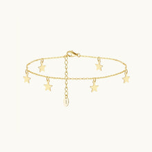 Dangling Star Chain Anklet
