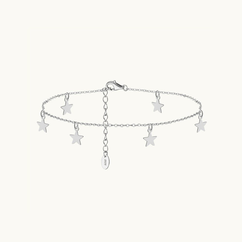Dangling Star Chain Anklet