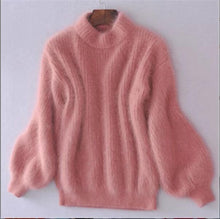 Emilie Women's Sweater – Loose Knitted Wool Sweater Comfortable & Elegant in Modern Style