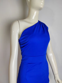 Clarissa Evening Dress Woman - One Shoulder, Asymmetric Collar, High Slit - Elegant and Fitted Dress for Formal Events
