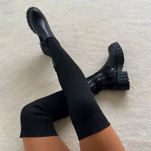 Skylar Women's Stretch Boots – Stretchable Upper, Durable Comfort & Elegant Style