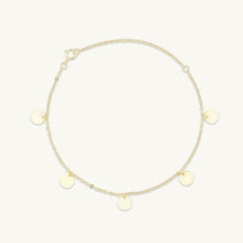 Disc Chain Stacking Bracelet