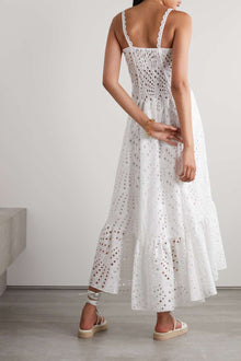 Brylene Maxi Dress Women – Cotton Embroidery, Summer Bohemian Look & Airy Comfort