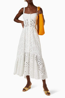 Brylene Maxi Dress Women – Cotton Embroidery, Summer Bohemian Look & Airy Comfort