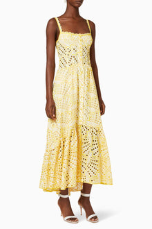 Brylene Maxi Dress Women – Cotton Embroidery, Summer Bohemian Look & Airy Comfort
