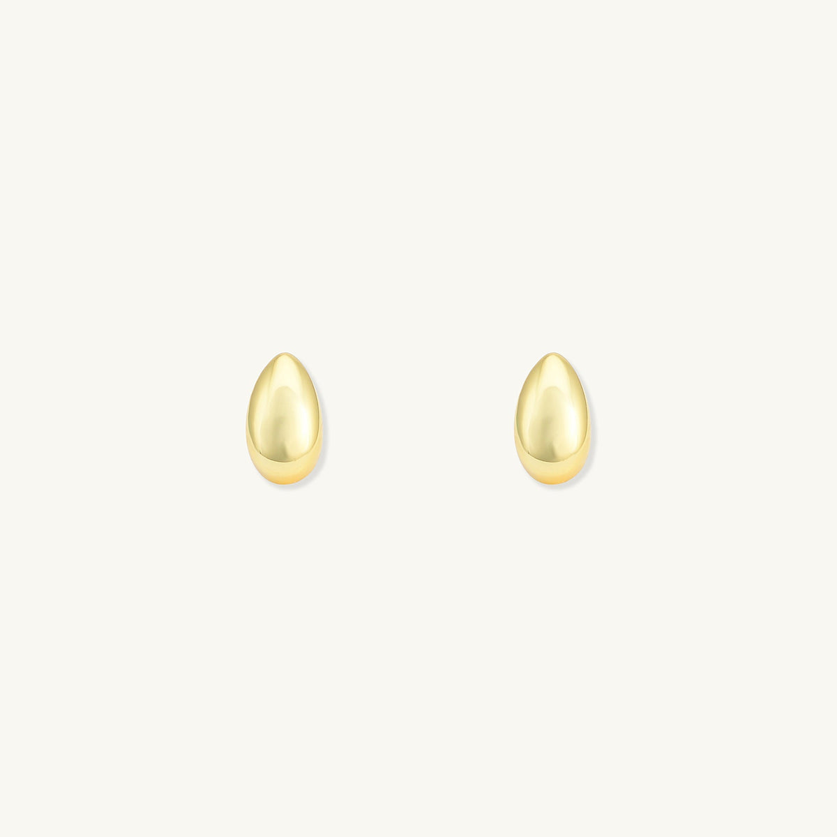 Dome Waterdrop Stud Earrings
