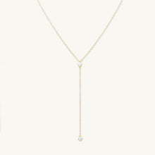 Double Bezel Drop Chain Y Necklace