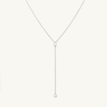 Double Bezel Drop Chain Y Necklace