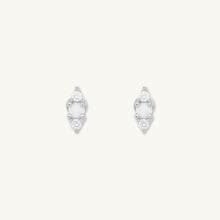 Double Sapphire Opal Flat Back Earrings