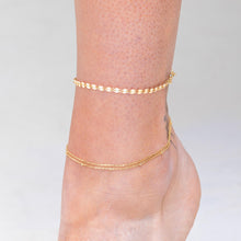 Double Satellite Chain Anklet