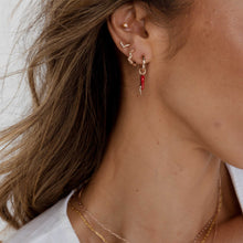 Double Spice Huggie Earrings